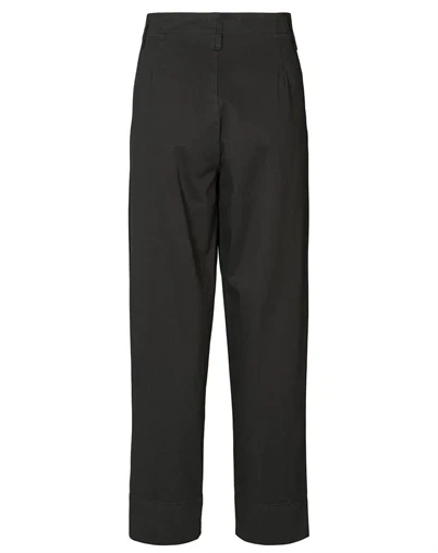 Rabens Saloner - Raina Canvas Light Pleat Bukser - Faded Black
